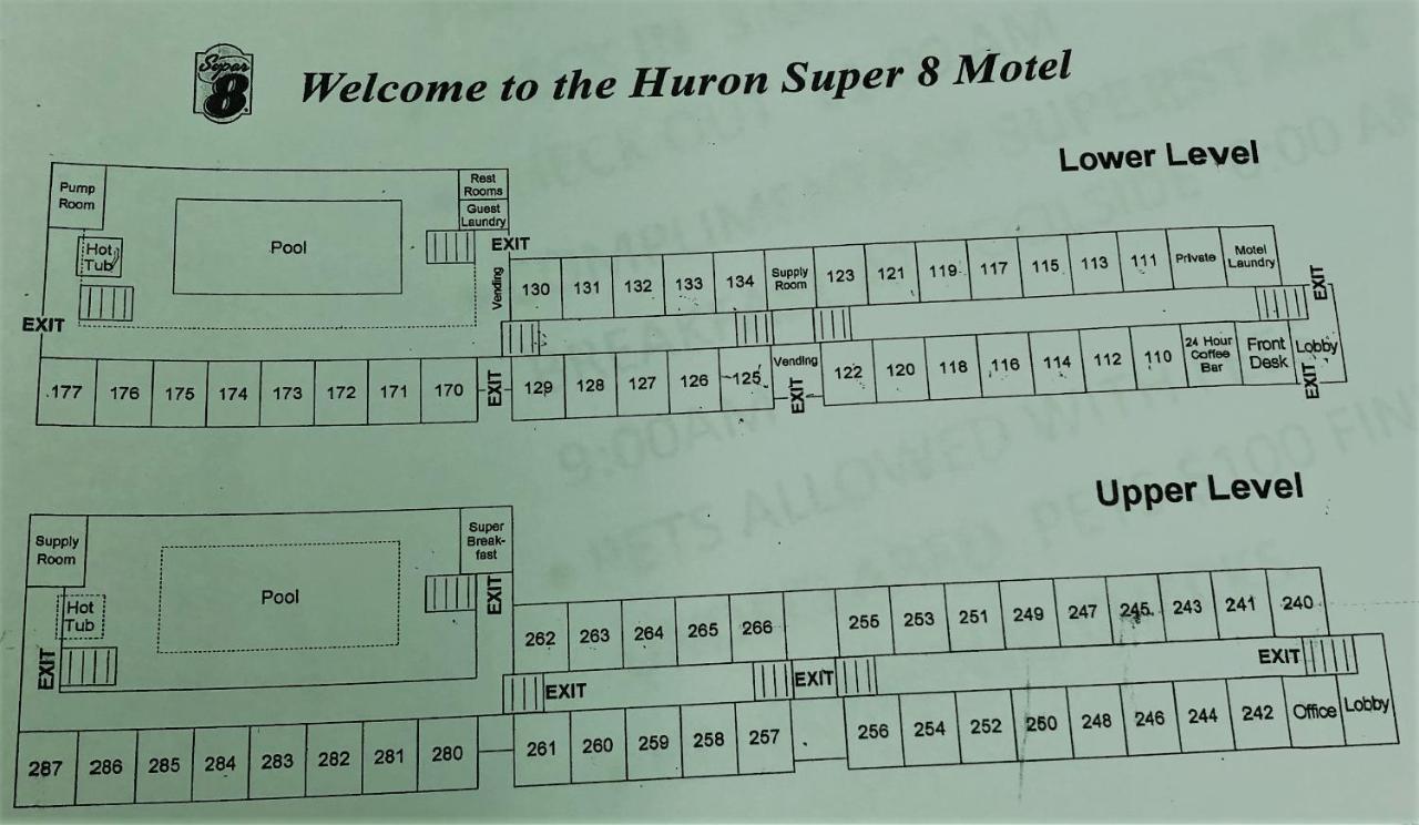 Super 8 By Wyndham Huron Exteriör bild